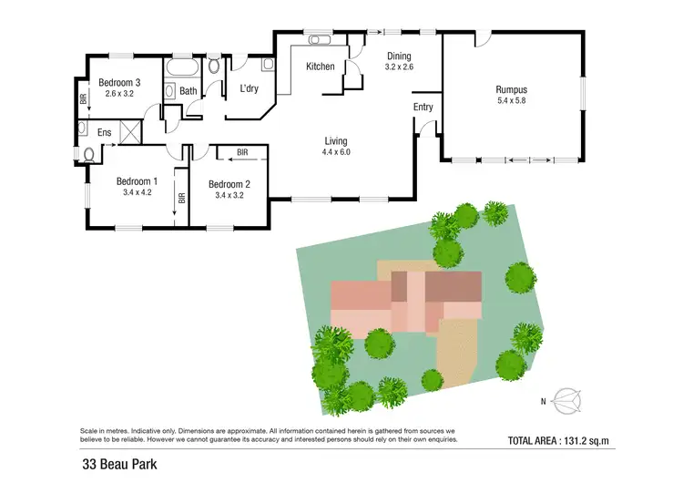 Floorplan of Homely house listing, 33 Beau Park Drive, Burdell QLD 4818