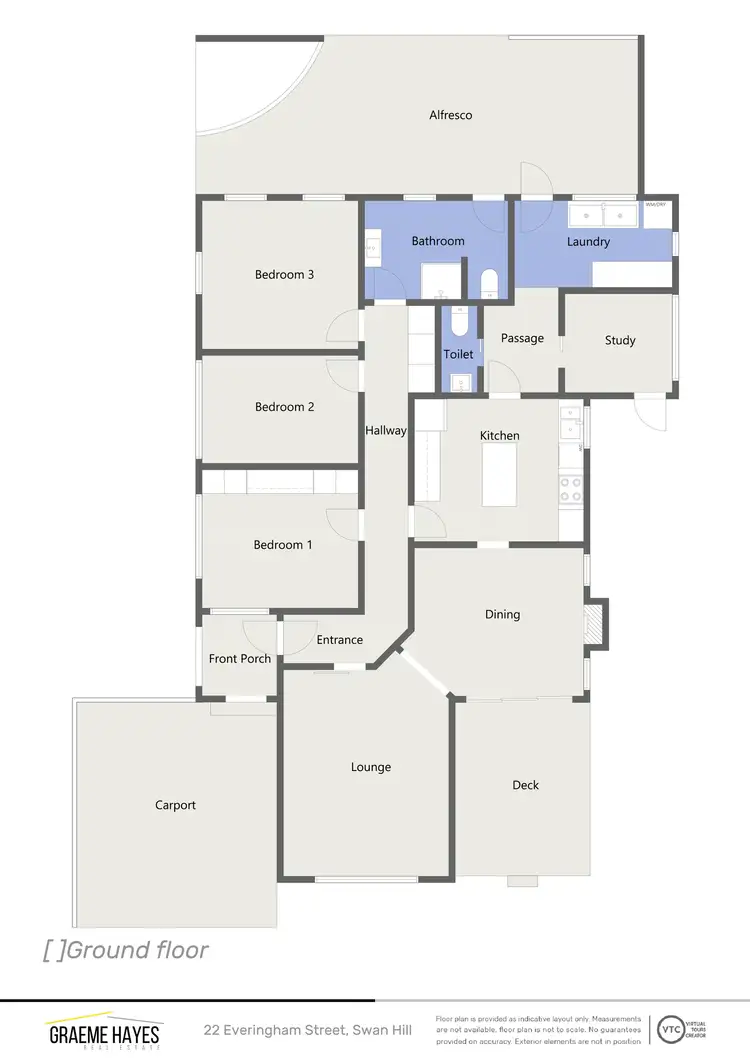 Floorplan of Homely house listing, 22 Everingham Street, Swan Hill VIC 3585