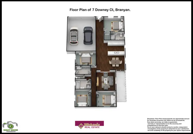 Floorplan of Homely house listing, 7 Downey Court, Branyan QLD 4670
