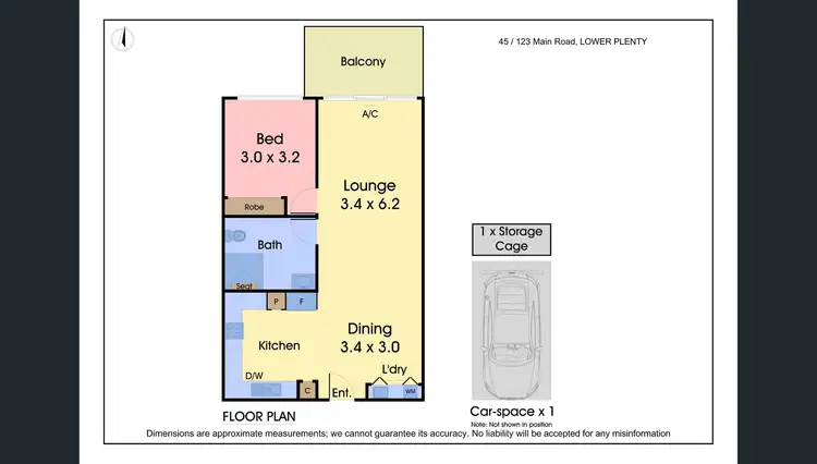 Floorplan of Homely apartment listing, Address available on request