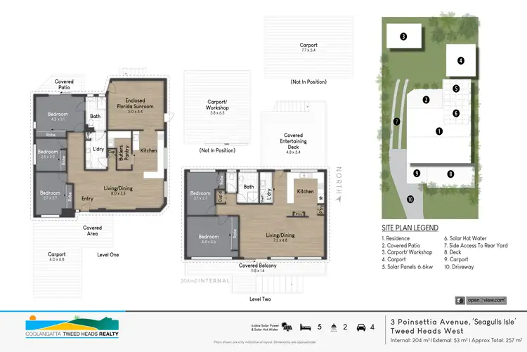 Floorplan of Homely house listing, 3 Poinsettia Avenue, Tweed Heads West NSW 2485