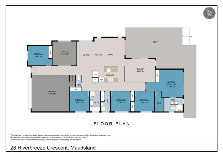 Floorplan of Homely house listing, 28 Riverbreeze Crescent, Maudsland QLD 4210