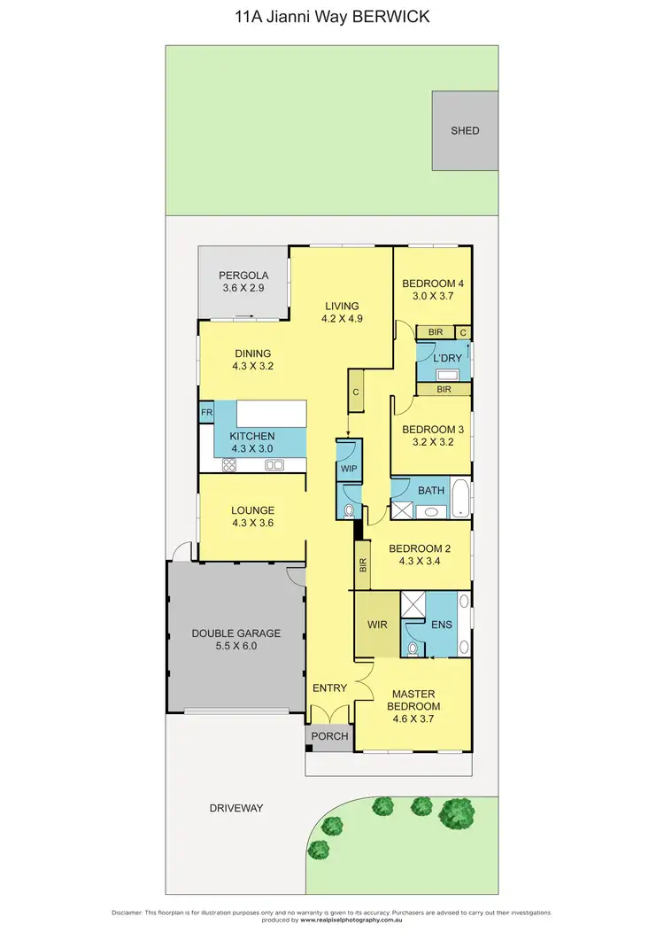 Floorplan of Homely house listing, 11A Jianni Way, Berwick VIC 3806
