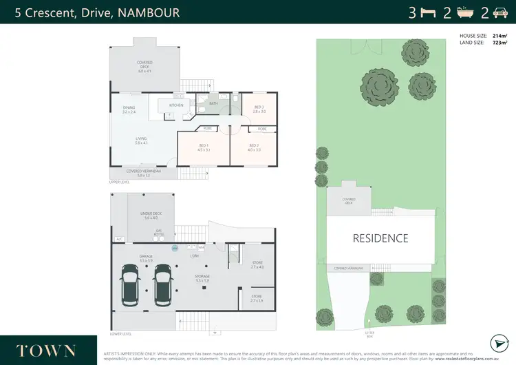 Floorplan of Homely house listing, 5 Crescent Drive, Nambour QLD 4560