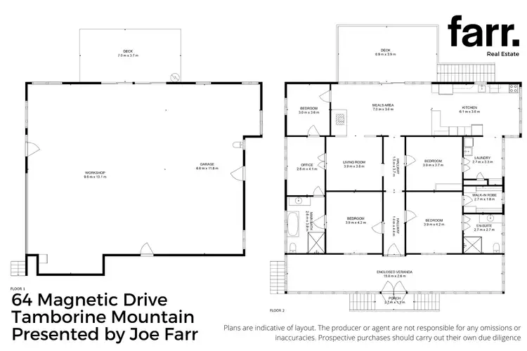 Floorplan of Homely house listing, 64 Magnetic Drive, Tamborine Mountain QLD 4272