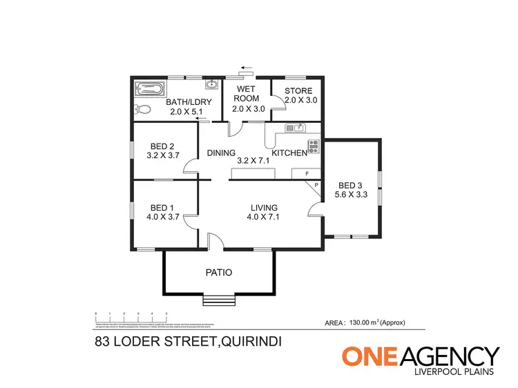 Floorplan of Homely house listing, 83 Loder Street, Quirindi NSW 2343