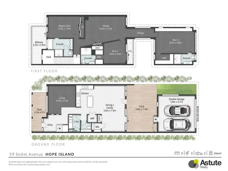 Floorplan of Homely house listing, 59 Sickle Avenue, Hope Island QLD 4212
