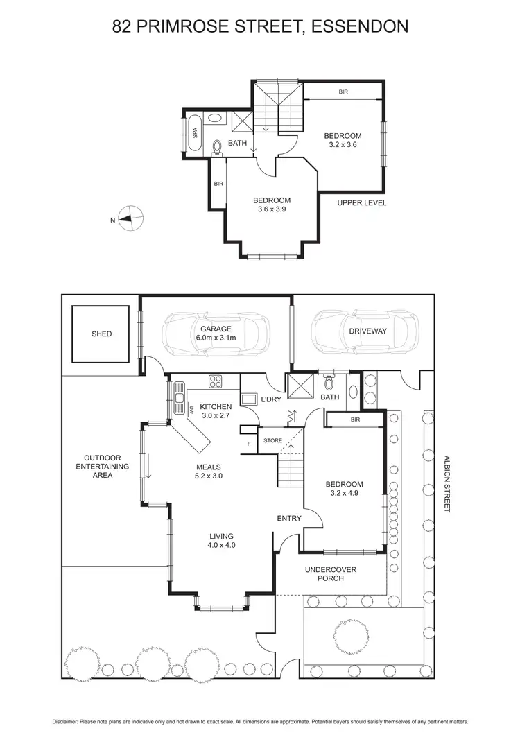 Floorplan of Homely house listing, 82 Primrose Street, Essendon VIC 3040