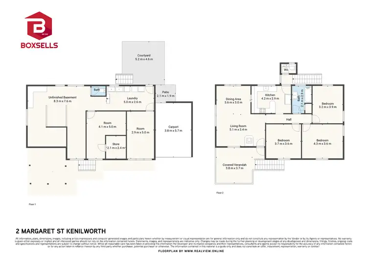 Floorplan of Homely house listing, 2 Margaret Street, Kenilworth QLD 4574