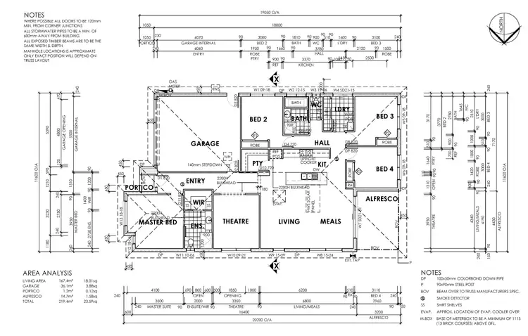 Floorplan of Homely house listing, 12 Lowerson Way, Wodonga VIC 3690