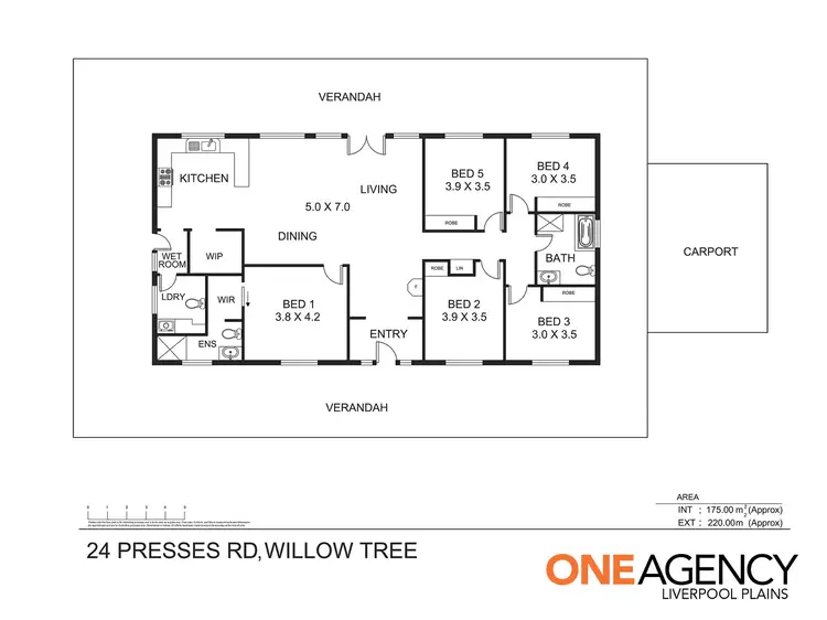Floorplan of Homely rural property listing, 24 Presses Road, Willow Tree NSW 2339