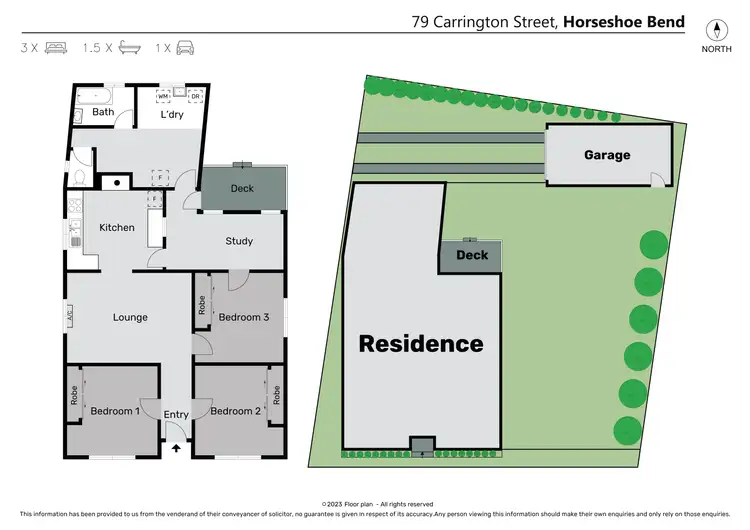 Floorplan of Homely house listing, 79 Carrington Street, Horseshoe Bend NSW 2320