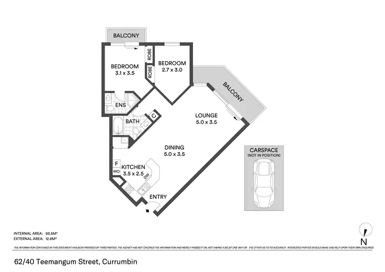 Floorplan of Homely apartment listing, 62/40 Teemangum Street, Currumbin QLD 4223