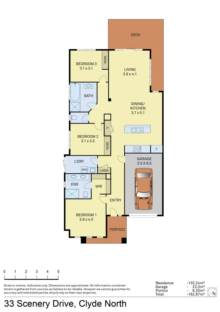 Floorplan of Homely house listing, 33 Scenery Drive, Clyde North VIC 3978