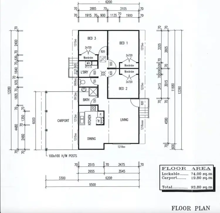 Floorplan of Homely house listing, 1-3 Found Street, Meikleville Hill QLD 4703