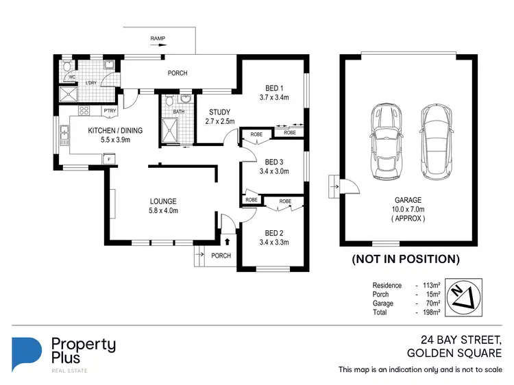 Floorplan of Homely house listing, 24 Bay Street, Golden Square VIC 3555