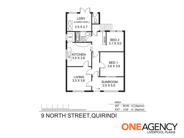 Floorplan of Homely house listing, 9 North Avenue, Quirindi NSW 2343