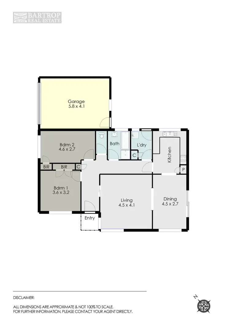 Floorplan of Homely unit listing, 1/723 Tress Street, Golden Point VIC 3350