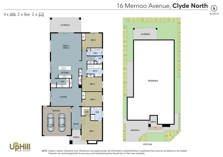Floorplan of Homely house listing, 16 Mernoo Avenue, Clyde North VIC 3978