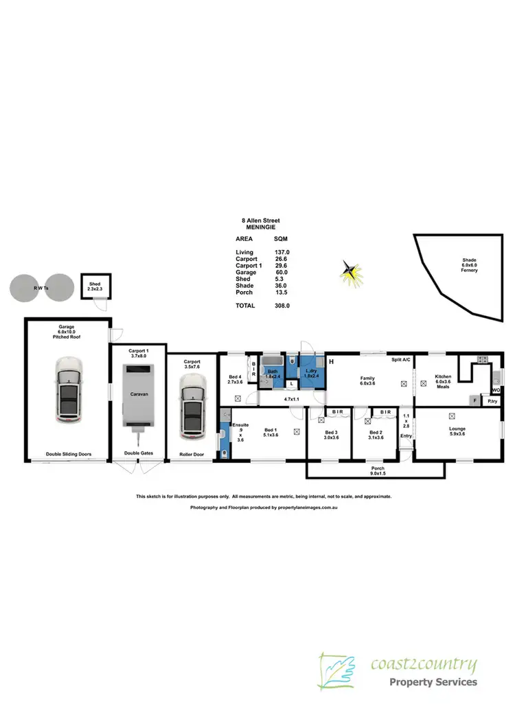 Floorplan of Homely house listing, 8 Allen Street, Meningie SA 5264