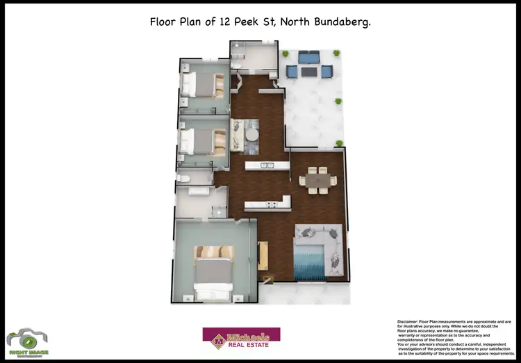 Floorplan of Homely house listing, 12 Peek Street, Bundaberg North QLD 4670