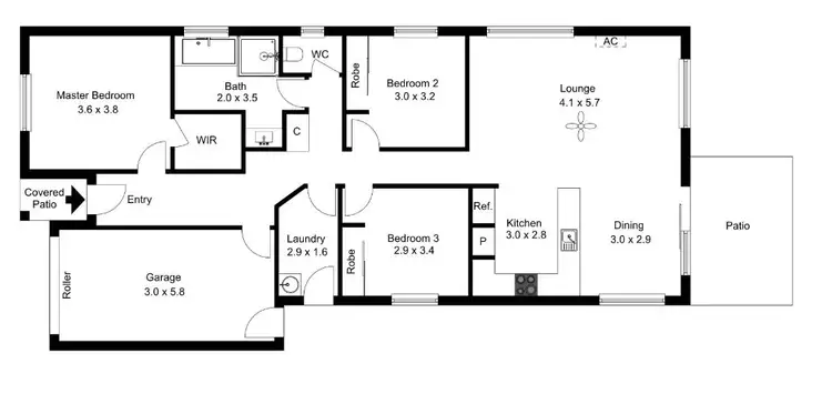 Floorplan of Homely house listing, 13 Pearse Street, Collingwood Park QLD 4301