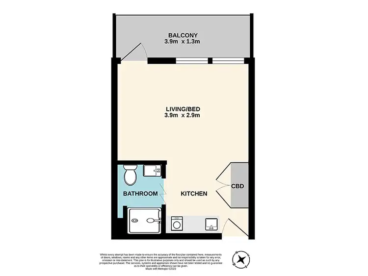 Floorplan of Homely unit listing, 105/58 Douglas Street, Noble Park VIC 3174