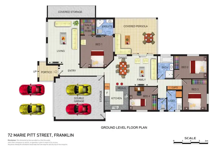 Floorplan of Homely house listing, 72 Marie Pitt Street, Franklin ACT 2913