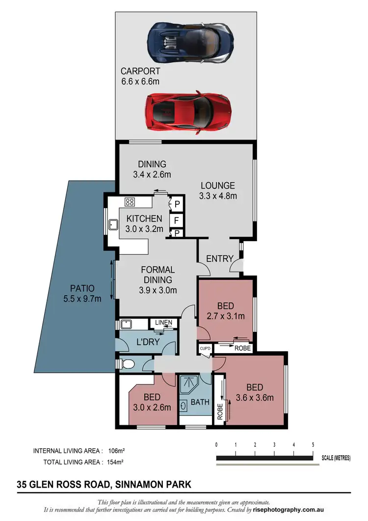 Floorplan of Homely house listing, 36 Glen Ross Road, Sinnamon Park QLD 4073