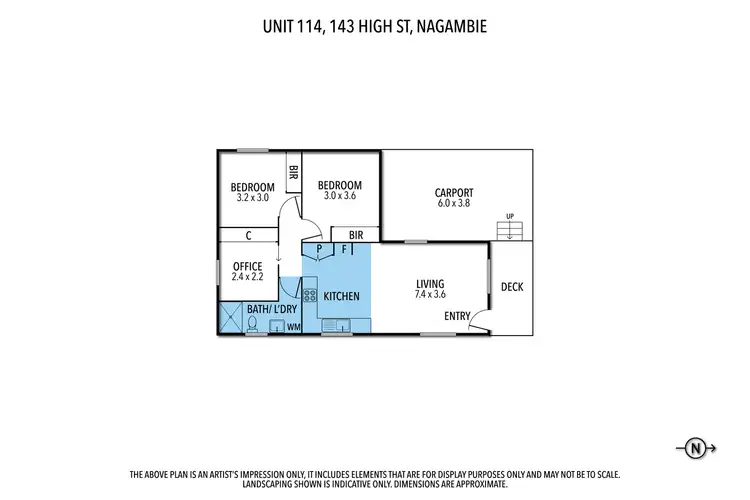 Floorplan of Homely unit listing, Address available on request