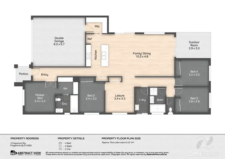 Floorplan of Homely house listing, 3 Haywood Way, Flagstone QLD 4280