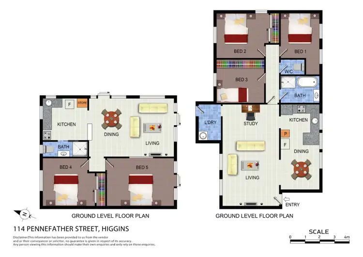 Floorplan of Homely house listing, 114 Pennefather Street, Higgins ACT 2615