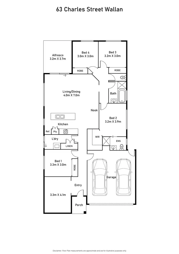 Floorplan of Homely house listing, 63 Charles Street, Wallan VIC 3756