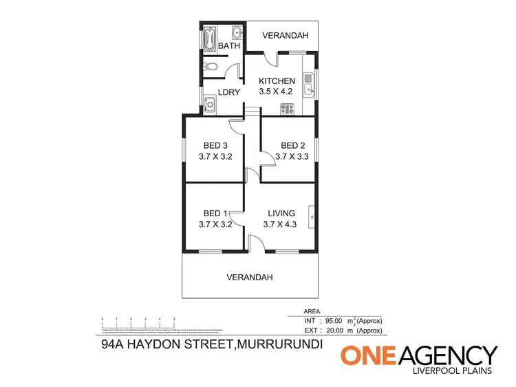 Floorplan of Homely house listing, 94a Haydon Street, Murrurundi NSW 2338
