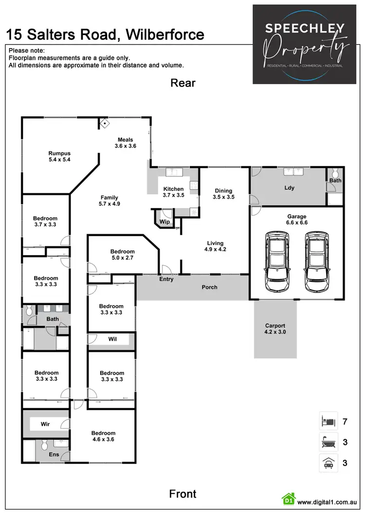 Floorplan of Homely house listing, 15 Salters Road, Wilberforce NSW 2756