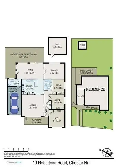 Floorplan of Homely house listing, 19 Robertson Road, Chester Hill NSW 2162