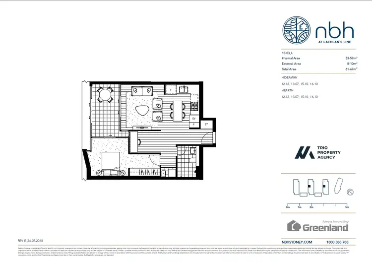 Floorplan of Homely apartment listing, 1610/23 Halifax Street, Macquarie Park NSW 2113