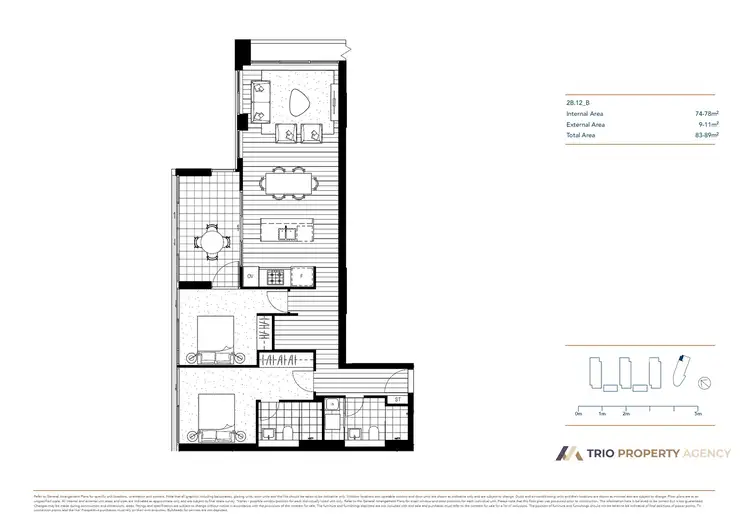 Floorplan of Homely apartment listing, 17.03/13 Halifax Street, Macquarie Park NSW 2113