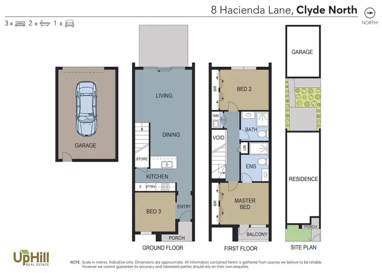 Floorplan of Homely house listing, 8 Hacienda Lane, Clyde North VIC 3978