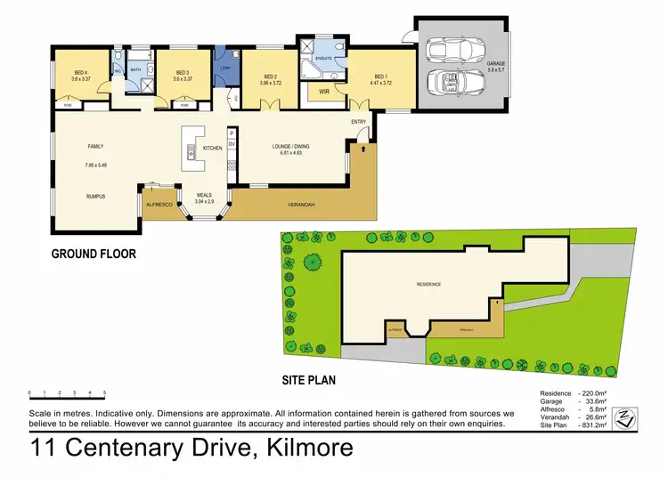 Floorplan of Homely house listing, 11 Centenary Drive, Kilmore VIC 3764