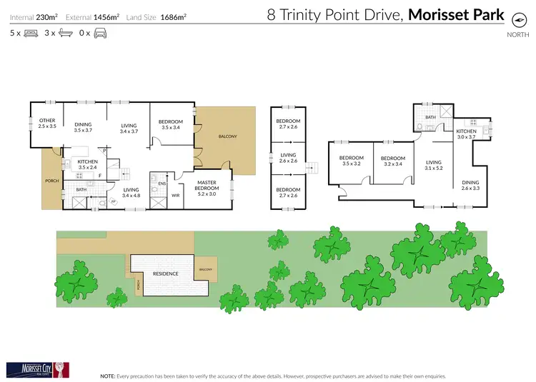 Floorplan of Homely house listing, 8 Trinity Point Drive, Morisset Park NSW 2264