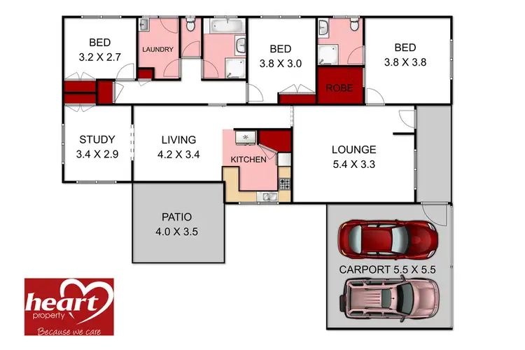 Floorplan of Homely house listing, 28 Mark Avenue, Sale VIC 3850