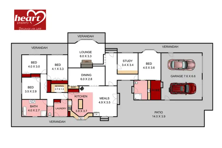 Floorplan of Homely rural property listing, 2 Campbell Street, Maffra VIC 3860