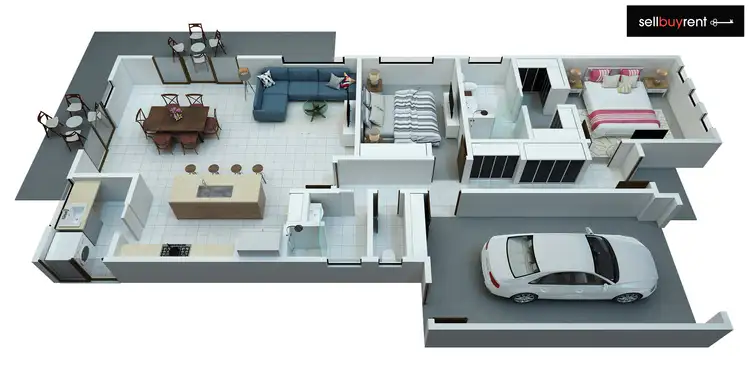 Floorplan of Homely house listing, 11 BLACKBURN CLOSE, Wodonga VIC 3690