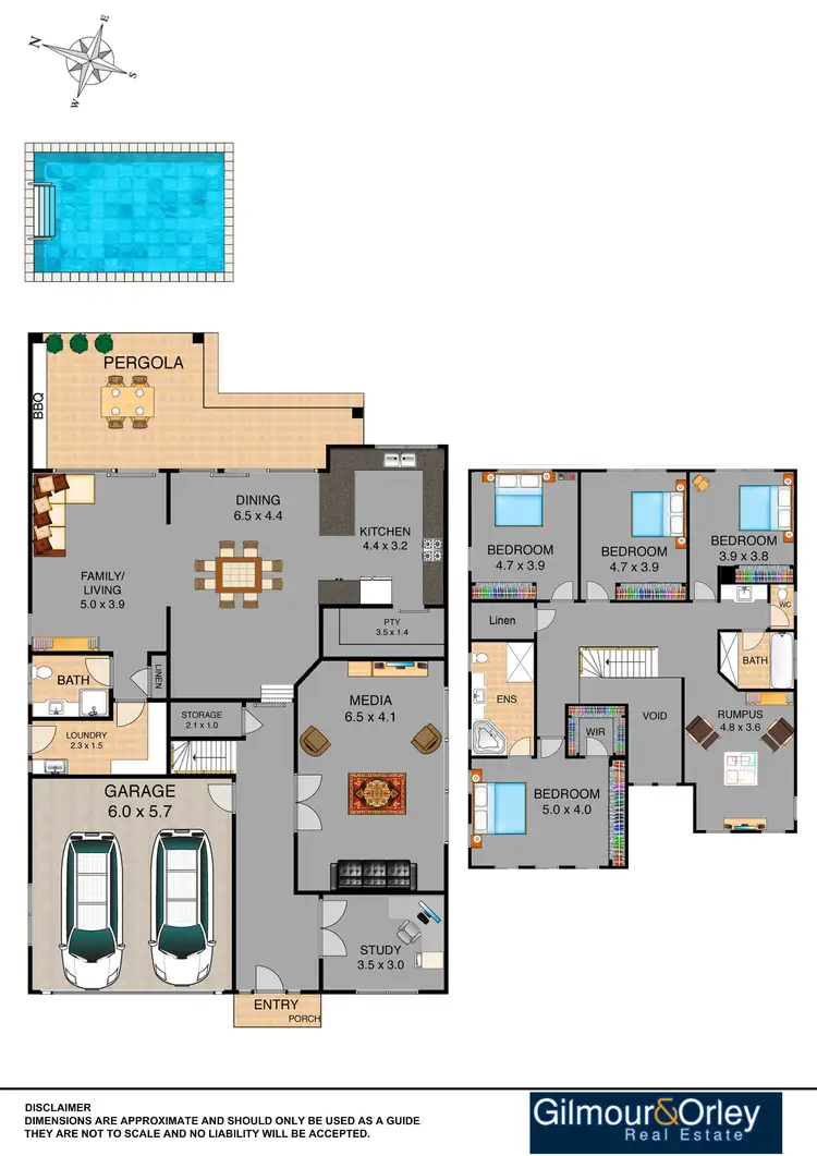 Floorplan of Homely house listing, 34 Queensbury Avenue, Kellyville NSW 2155
