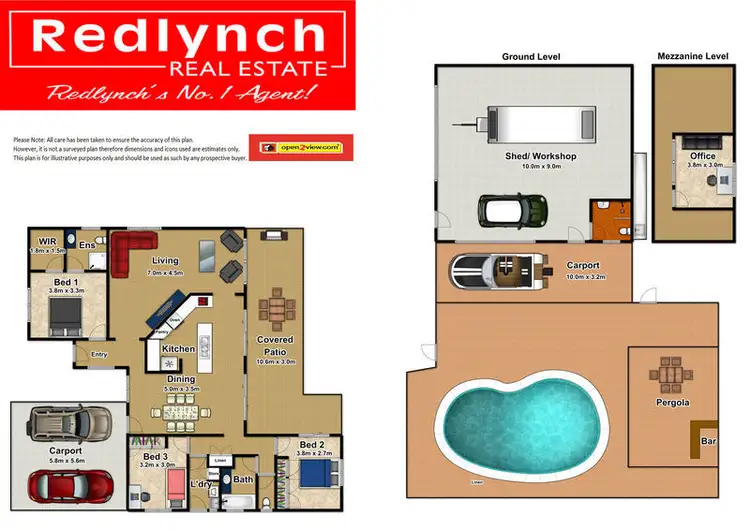 Floorplan of Homely house listing, 4 Ebony Street, Redlynch QLD 4870