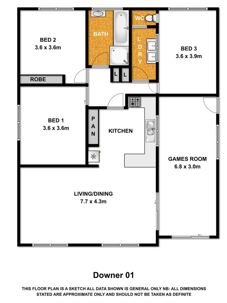 Floorplan of Homely house listing, 17B Fairfax Street, Portarlington VIC 3223