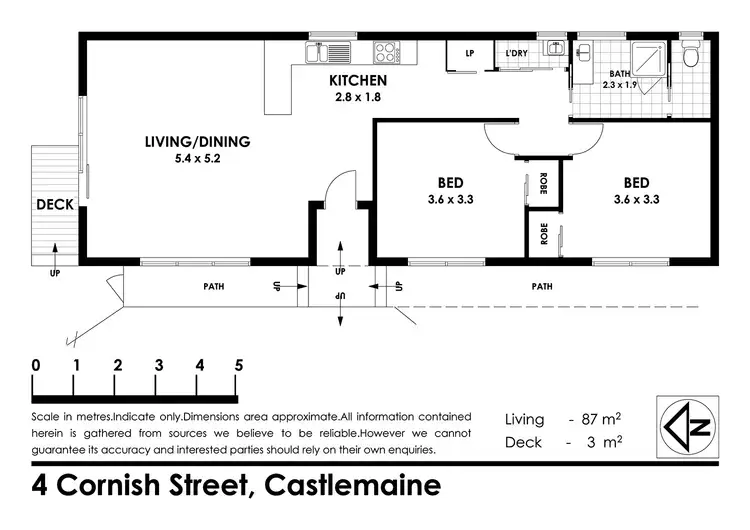 Floorplan of Homely house listing, 4 Cornish Street, Castlemaine VIC 3450