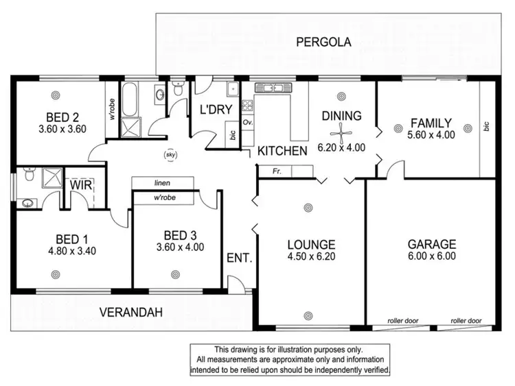 Floorplan of Homely house listing, 6 KOWINE COURT, Mount Gambier SA 5290