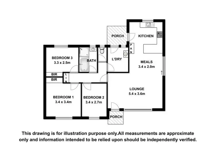 Floorplan of Homely house listing, 10 Elder Street, Mount Gambier SA 5290